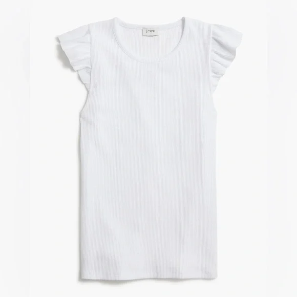 Ribbed Ruffle Tank - Picture 4 of 5